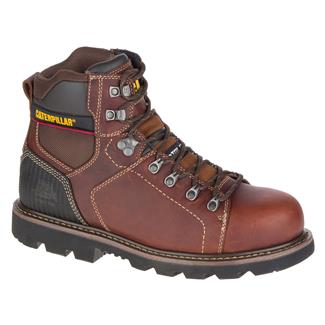 Men's CAT Alaska 2.0 Steel Toe Boots Brown