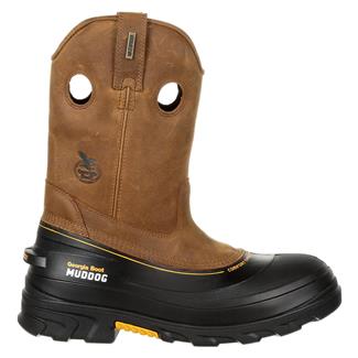 Men's Georgia MudDog Wellington Composite Toe Waterproof Boots Barracuda Gold