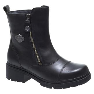 Women's Harley Davidson Amherst Side-Zip Boots AMHERST / BLACK