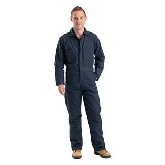 Men's Berne Workwear Standard Unlined Coveralls Navy