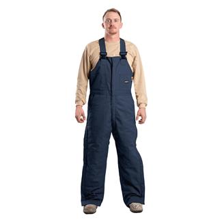 Men's Berne Workwear FR Deluxe Bib Overalls Navy