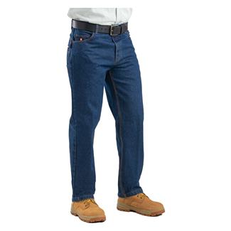 Men's Berne Workwear FR 5-Pocket Jeans Stone Wash Dark