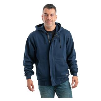Men's Berne Workwear FR Hooded Sweatshirt Navy