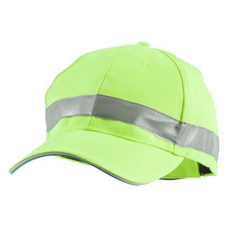 Men's Berne Workwear Enhanced Visibility Baseball Hat Yellow