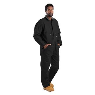 Men's Berne Workwear Deluxe Insulated Coveralls Black