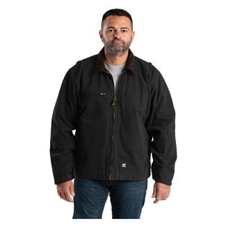 Men's Berne Workwear Original Washed Gasoline Jacket Black