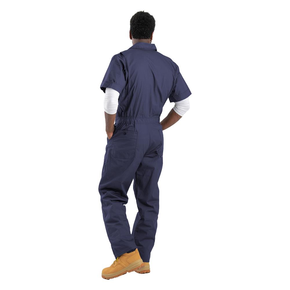 Men's Berne Workwear Poplin Short Sleeve Coveralls, Work Boots Superstore