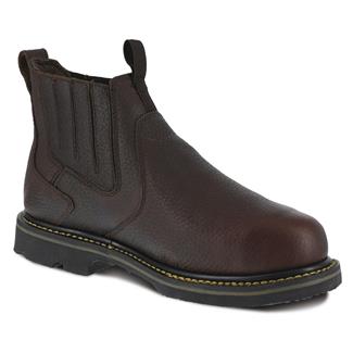 Men's Iron Age 6" Ground Breaker Internal Met Guard Boots Brown