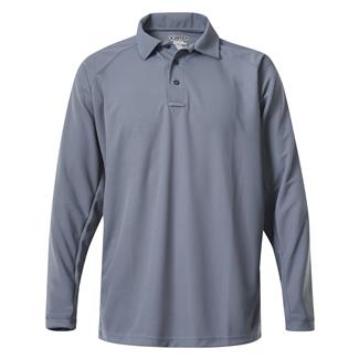 Men's Vertx Coldblack Long Sleeve Polo Gray