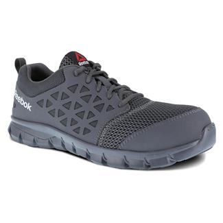 Men's Reebok Sublite Cushion Work Composite Toe SR Gray