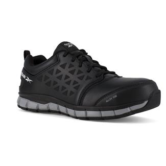 Men's Reebok Sublite Cushion Work Conductive Alloy Toe SR Black