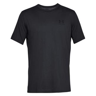 Men's Under Armour Sportstyle Left Chest T-Shirt Black / Black