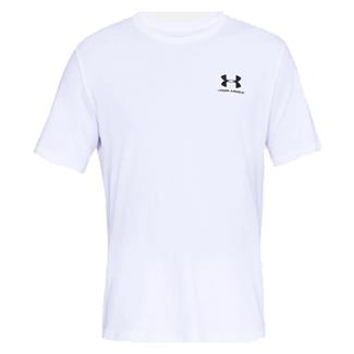 Men's Under Armour Sportstyle Left Chest T-Shirt White / Black