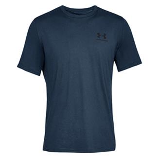 Men's Under Armour Sportstyle Left Chest T-Shirt Academy / Black