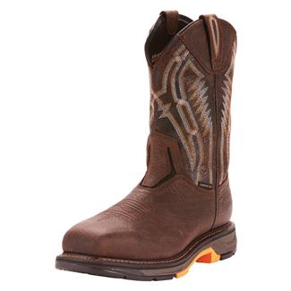 Men's Ariat 11" Workhog XT Dare Carbon Square Toe Boots Bruin Brown