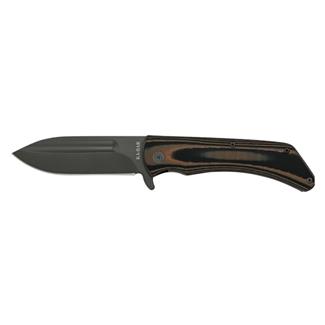 Ka-Bar Mark 98 Folder Brown Plain Edge