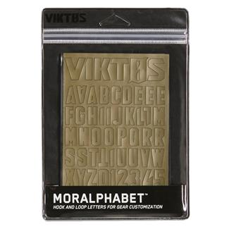 Viktos Moralphabet Hook and Loop Letters Coyote