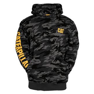 Men's CAT Trademark Banner Hoodie Night Camo