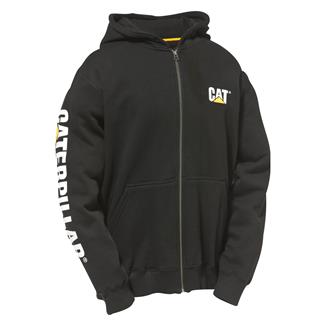 Men's CAT Full Zip Hoodie Black