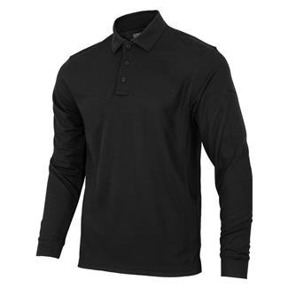 Men's Condor Performance Long Sleeve Polo Black