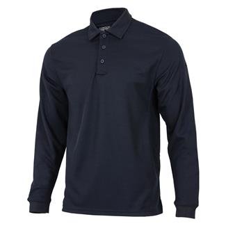 Men's Condor Performance Long Sleeve Polo Navy Blue