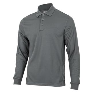 Men's Condor Performance Long Sleeve Polo Graphite