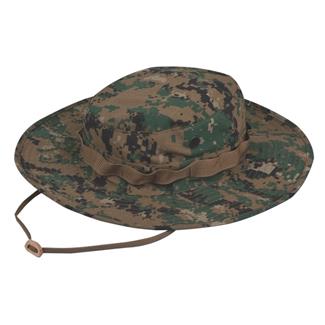 TRU-SPEC Poly / Cotton Ripstop Wide Brim Boonie Hat Woodland Digital