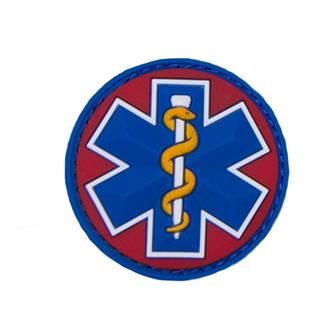 Mil-Spec Monkey EMT Star PVC Patch Red / White