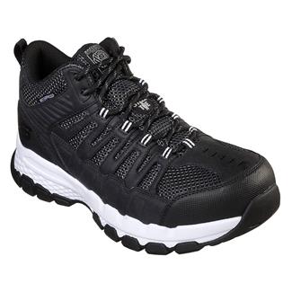 black skechers work boots