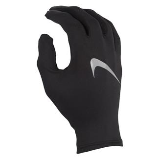 NIKE Miler Running Gloves Black / Silver