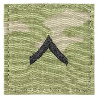 Army OCP Rank Patch 3-color OCP / Black