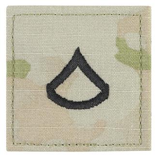 Army OCP Rank Patch 3-color OCP / Black