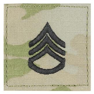 Army OCP Rank Patch 3-color OCP / Black