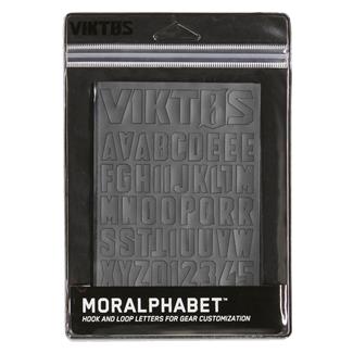 Viktos Moralphabet Hook and Loop Letters Grayman