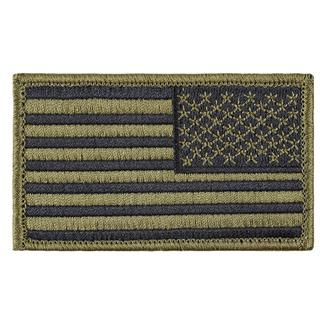 TG American Flag Reversed Patch Scorpion OCP Black