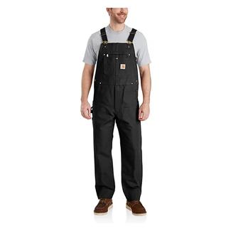 Men's Carhartt Relaxed Fit Duck Bib Overalls Black