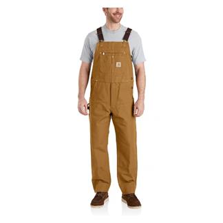 Men's Carhartt Relaxed Fit Duck Bib Overalls Carhartt Brown