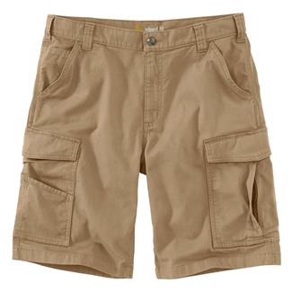 Men's Carhartt Relaxed Fit Canvas Cargo Work Shorts Dark Khaki