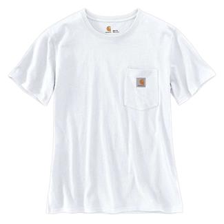 Women's Carhartt WK87 Workwear Pocket T-Shirt White