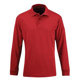 Men's Propper Long Sleeve Uniform Polo Red