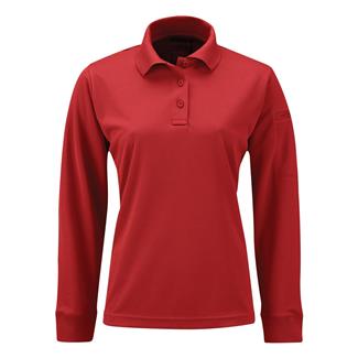 Women's Propper Long Sleeve Uniform Polo Red