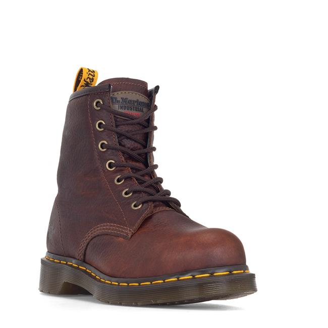 Dr Martens Botas De Trabajo Maple Con Punta De Acero Para Mujer