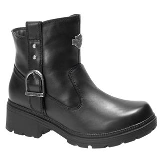 Women's Harley Davidson Footwear Madera Side-Zip Boots Black