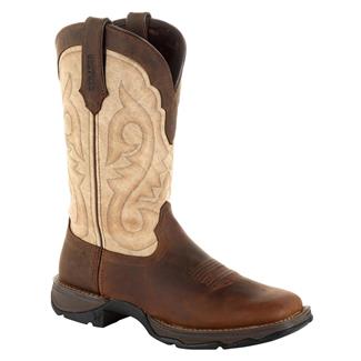 Women's Durango 11" Lady Rebel Western Boots Bark Brown / Taupe