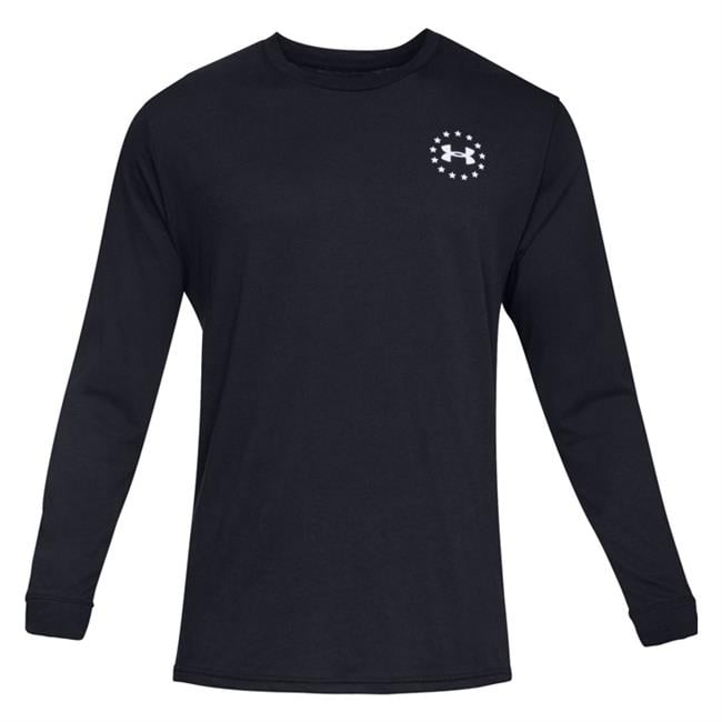 Men's Under Armour Freedom Flag Cotton Long Sleeve T-Shirt | Tactical ...