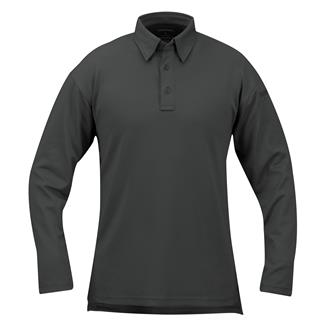 Men's Propper Long Sleeve ICE Performance Polos Charcoal
