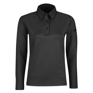 Women's Propper Long Sleeve ICE Polo Charcoal