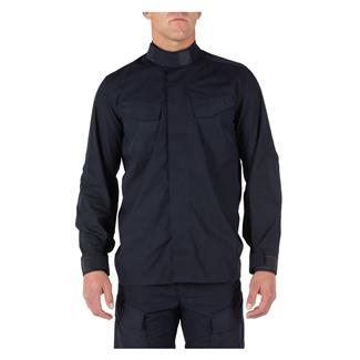 Men's 5.11 Quantum Long Sleeve TDU Shirt Dark Navy