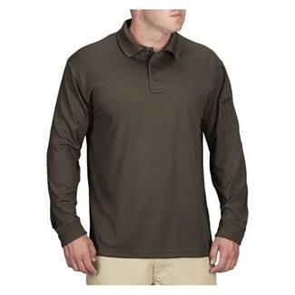 Men's Propper Long Sleeve Uniform Polo Brown