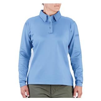 Women's Propper Long Sleeve ICE Polo Light Blue